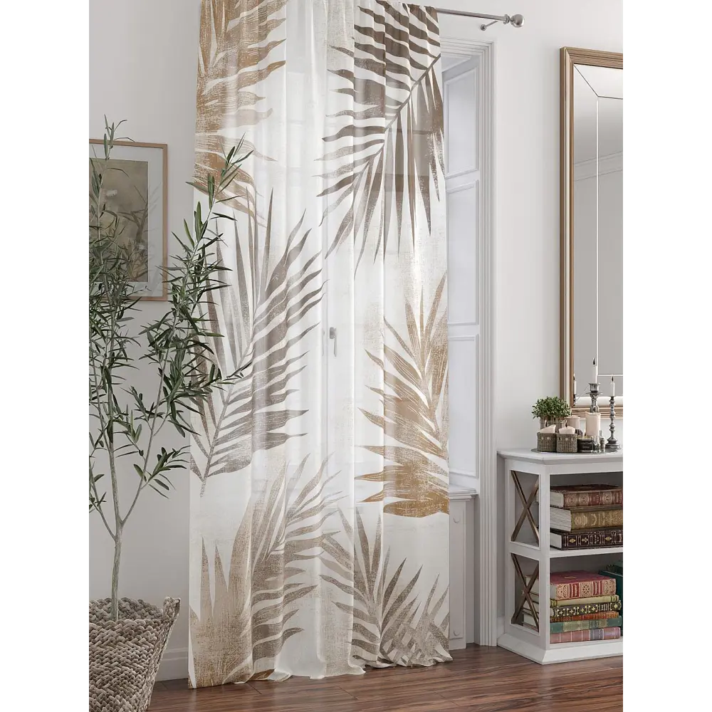 Фото 6 Тюль At home Базовая коллекция AT588223 на шторной ленте 250x150 см цвет бежевый Фото 6 Тюль At home Базовая коллекция AT588223 на шторной ленте 250x150 см цвет бежевый