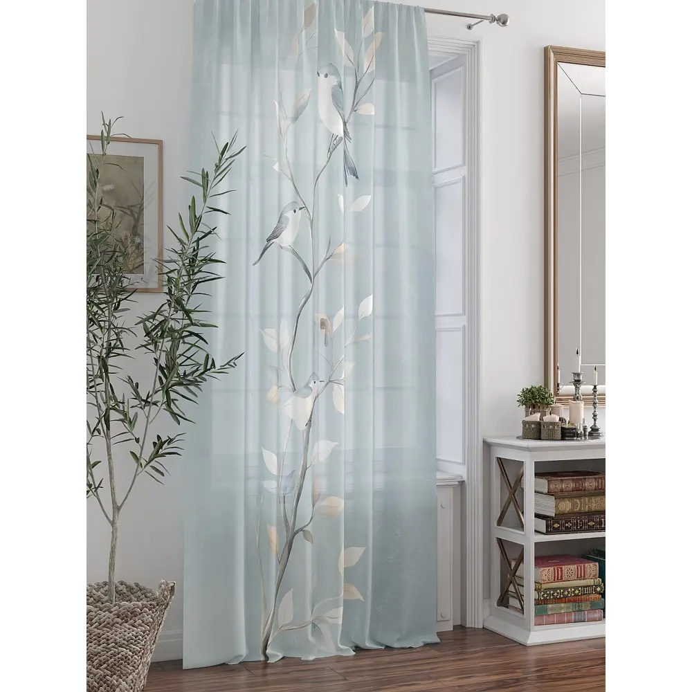 Фото 4 Тюль At home Базовая коллекция AT588230 на шторной ленте 250x150 см цвет бежевый Фото 4 Тюль At home Базовая коллекция AT588230 на шторной ленте 250x150 см цвет бежевый
