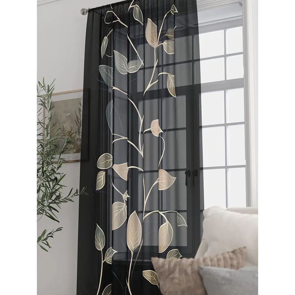 Фото 6 Тюль At home Базовая коллекция AT588233 на шторной ленте 250x150 см цвет бежевый Фото 6 Тюль At home Базовая коллекция AT588233 на шторной ленте 250x150 см цвет бежевый