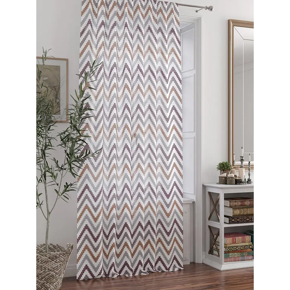 Фото 4 Тюль At home Базовая коллекция AT588236 на шторной ленте 250x150 см цвет бежевый Фото 4 Тюль At home Базовая коллекция AT588236 на шторной ленте 250x150 см цвет бежевый