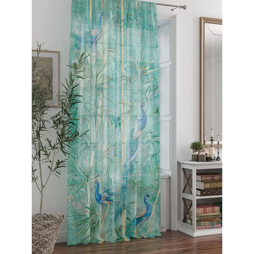 Фото 4 Тюль At home Базовая коллекция AT588248 на шторной ленте 250x150 см цвет бежевый Фото 4 Тюль At home Базовая коллекция AT588248 на шторной ленте 250x150 см цвет бежевый