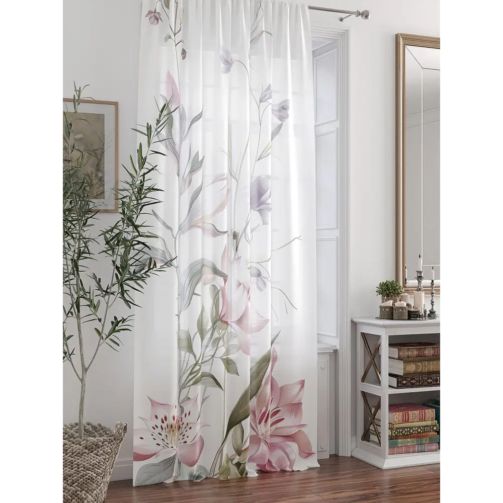 Фото 6 Тюль At home Базовая коллекция AT588251 на шторной ленте 250x150 см цвет бежевый Фото 6 Тюль At home Базовая коллекция AT588251 на шторной ленте 250x150 см цвет бежевый