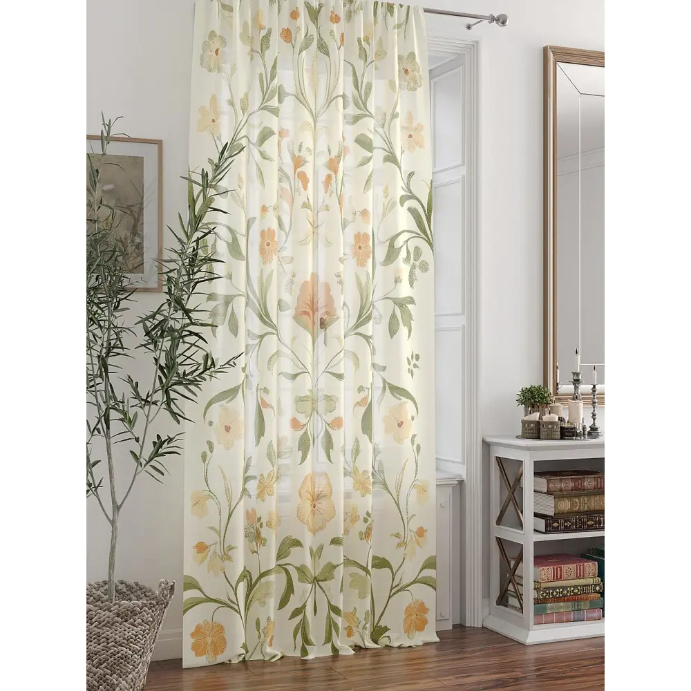 Фото 2 Тюль At home Базовая коллекция AT588253 на шторной ленте 250x150 см цвет бежевый Фото 2 Тюль At home Базовая коллекция AT588253 на шторной ленте 250x150 см цвет бежевый