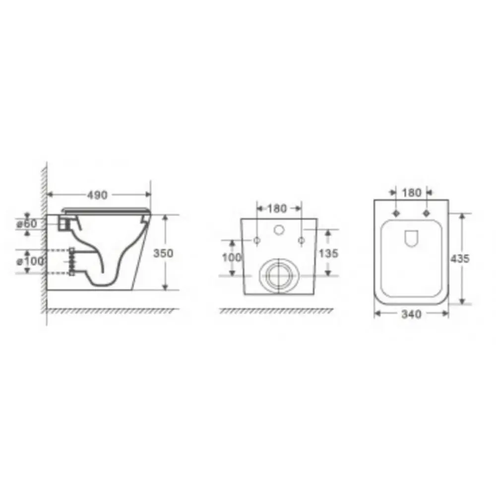 Фото 6 Комплект инсталляция с унитазом Grohe 436967 цвет черный