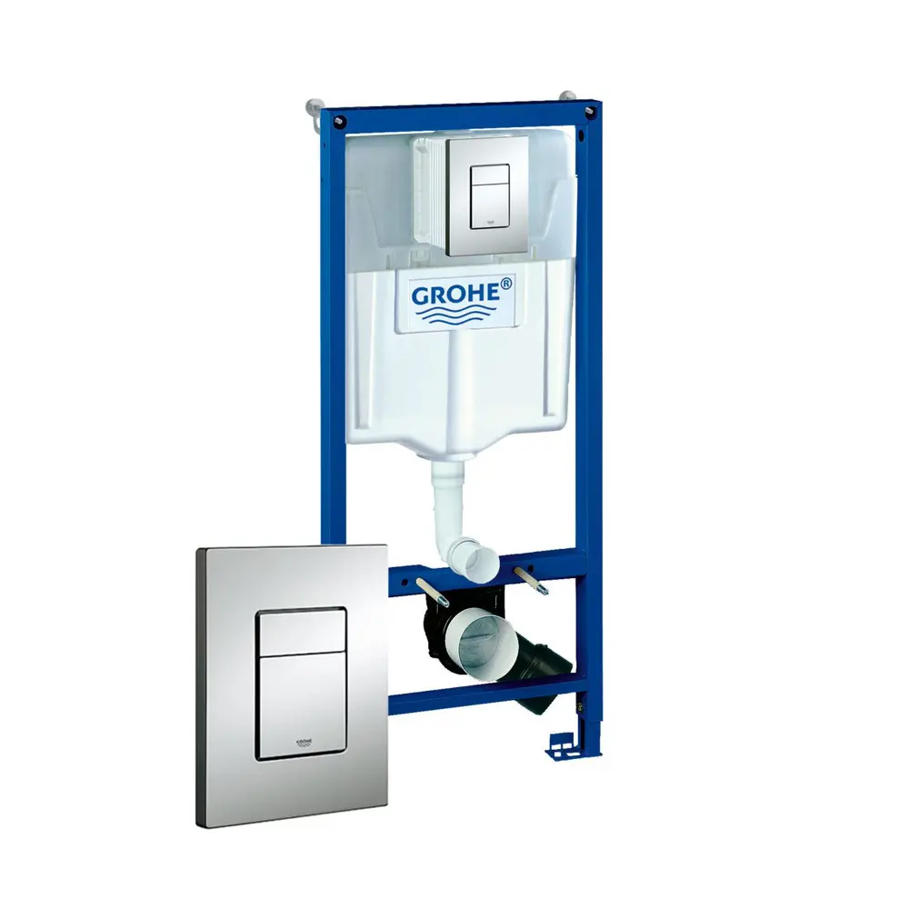 Фото 4 Комплект инсталляция с унитазом Grohe 472099 цвет серый Фото 4 Комплект инсталляция с унитазом Grohe 472099 цвет серый