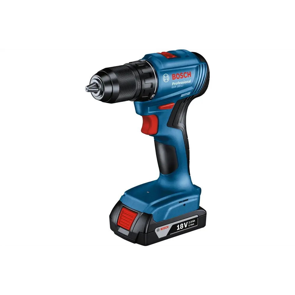 Фото 2 Дрель-шуруповерт аккумуляторная бесщеточная Bosch GSR 185-LI 06019K3000, 18 В Li-Ion 2x4 Ач Фото 2 Дрель-шуруповерт аккумуляторная бесщеточная Bosch GSR 185-LI 06019K3000, 18 В Li-Ion 2x4 Ач