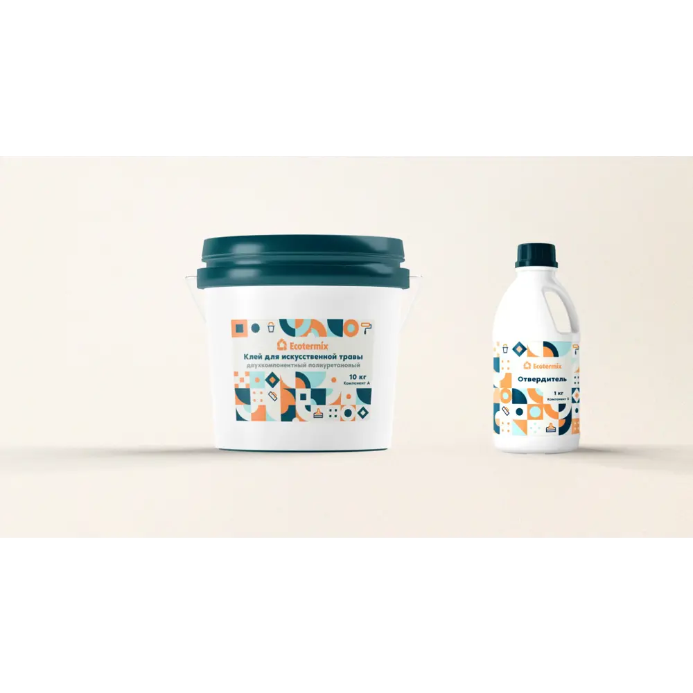 Фото Клей для искусственной травы и газонов Ecotermix 20 кг Фото Клей для искусственной травы и газонов Ecotermix 20 кг