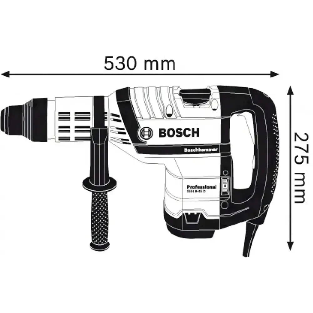 Фото Перфоратор сетевой SDS Max Bosch Professional GBH 8-45 D, 0611265100, 1500 Вт, 12.5 Дж Фото Перфоратор сетевой SDS Max Bosch Professional GBH 8-45 D, 0611265100, 1500 Вт, 12.5 Дж