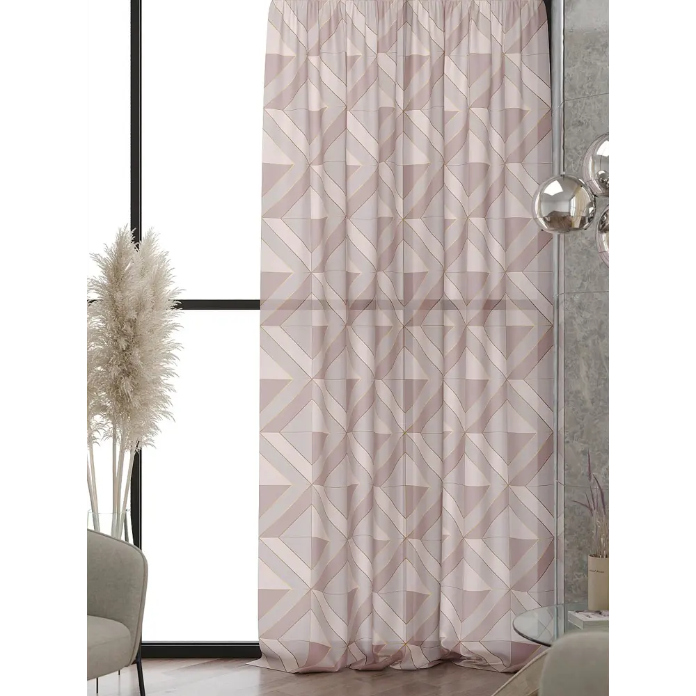 Фото 7 Тюль At home Базовая коллекция AT583134 на шторной ленте 240x150 см цвет бежевый Фото 7 Тюль At home Базовая коллекция AT583134 на шторной ленте 240x150 см цвет бежевый