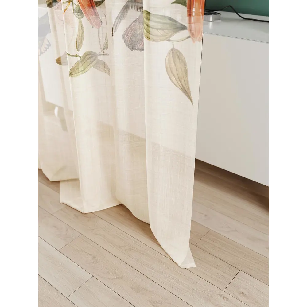 Фото 4 Тюль At home Базовая коллекция AT583015 на шторной ленте 240x150 см цвет бежевый Фото 4 Тюль At home Базовая коллекция AT583015 на шторной ленте 240x150 см цвет бежевый