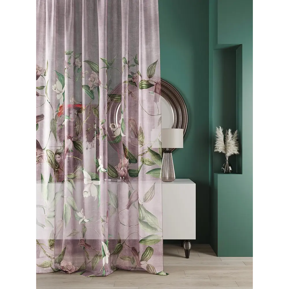 Фото 7 Тюль At home Базовая коллекция AT583024 на шторной ленте 240x150 см цвет бежевый Фото 7 Тюль At home Базовая коллекция AT583024 на шторной ленте 240x150 см цвет бежевый