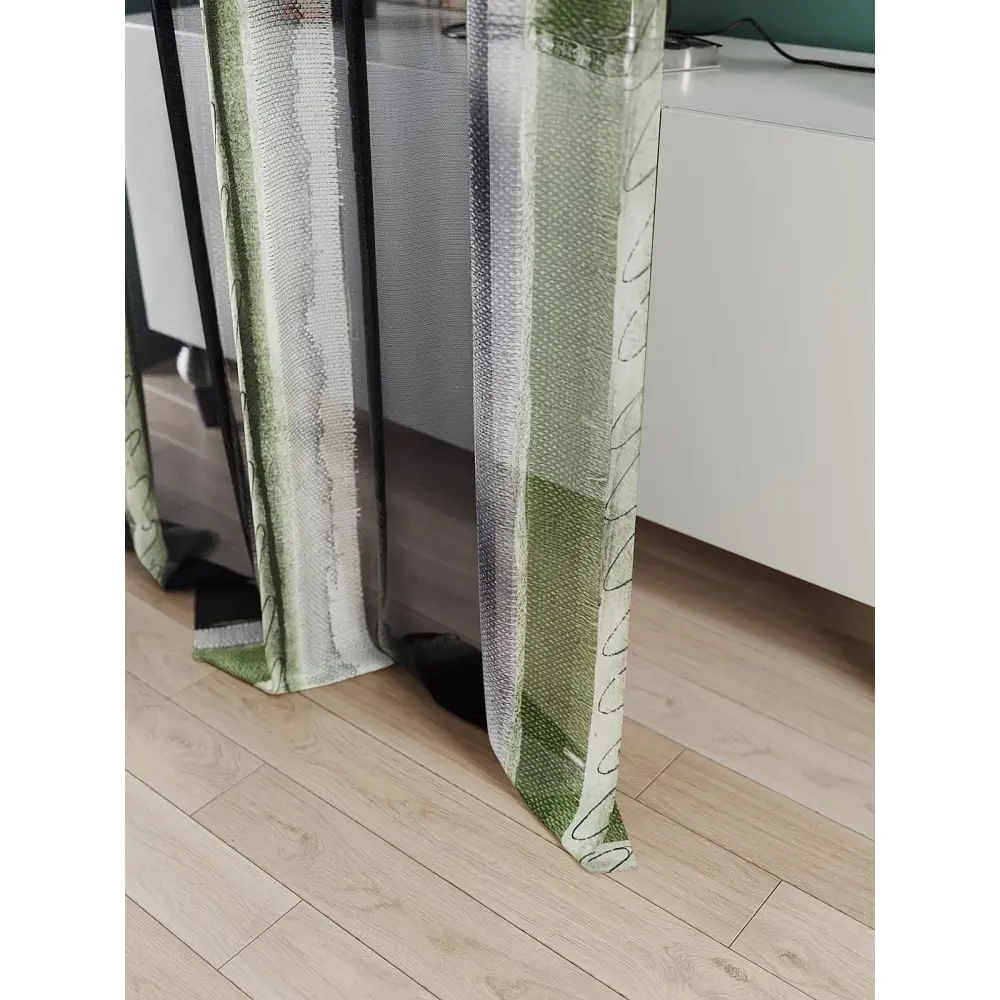 Фото 6 Тюль At home Базовая коллекция AT583031 на шторной ленте 240x150 см цвет зеленый Фото 6 Тюль At home Базовая коллекция AT583031 на шторной ленте 240x150 см цвет зеленый