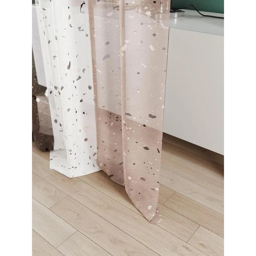 Фото 2 Тюль At home Базовая коллекция AT583036 на шторной ленте 240x150 см цвет бежевый Фото 2 Тюль At home Базовая коллекция AT583036 на шторной ленте 240x150 см цвет бежевый