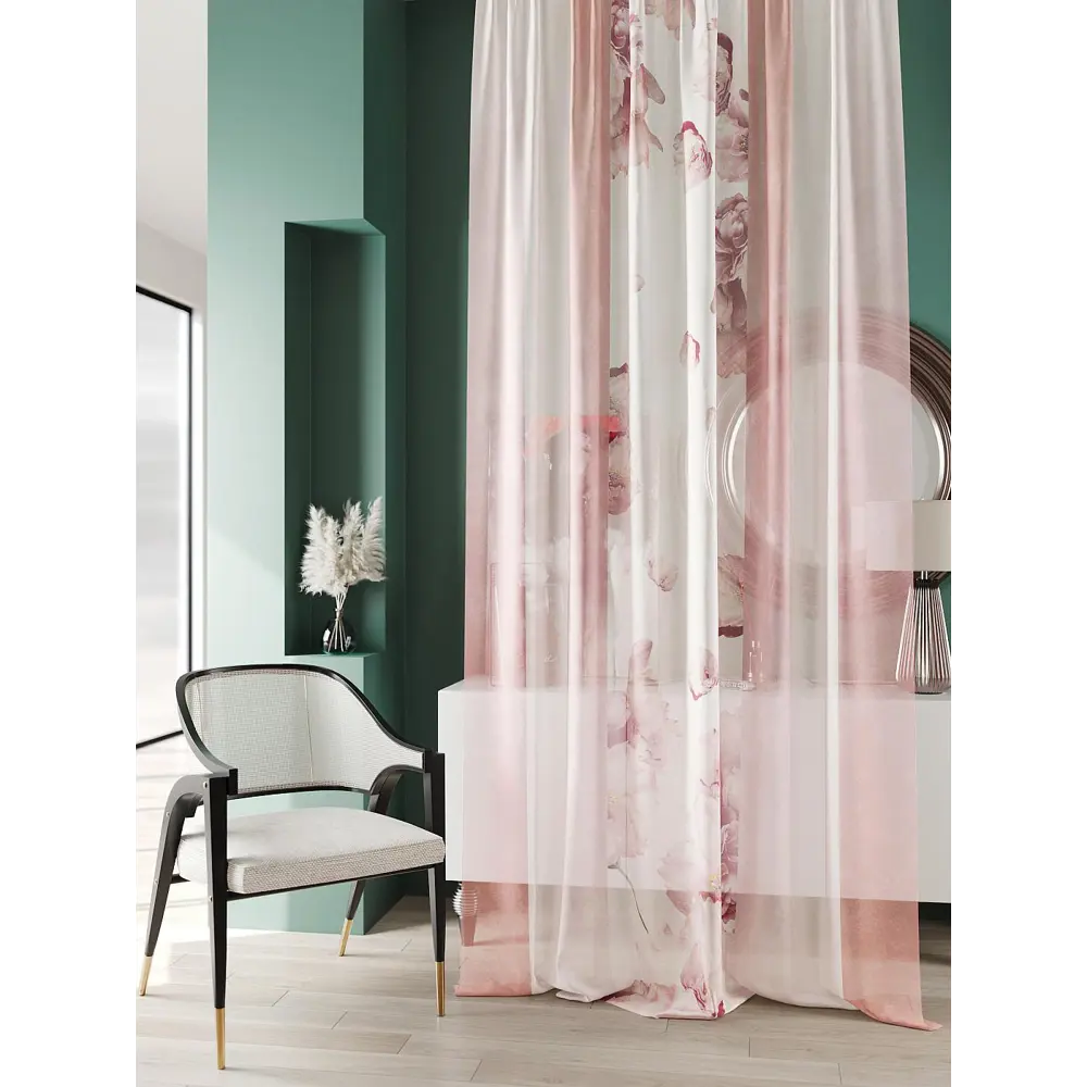 Фото 7 Тюль At home Базовая коллекция AT583038 на шторной ленте 240x150 см цвет бежевый Фото 7 Тюль At home Базовая коллекция AT583038 на шторной ленте 240x150 см цвет бежевый