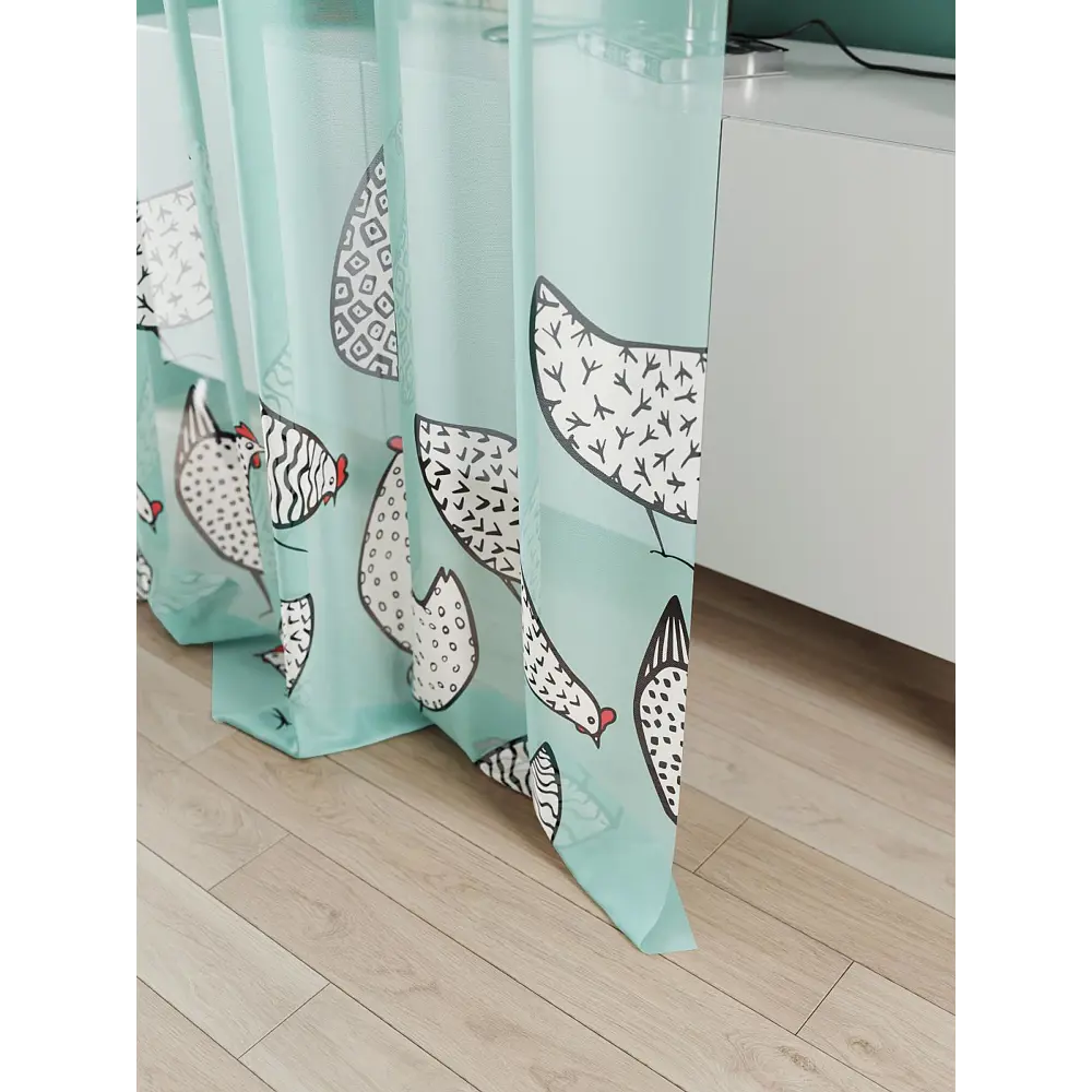 Фото 3 Тюль At home Базовая коллекция AT583049 на шторной ленте 240x150 см цвет белый Фото 3 Тюль At home Базовая коллекция AT583049 на шторной ленте 240x150 см цвет белый
