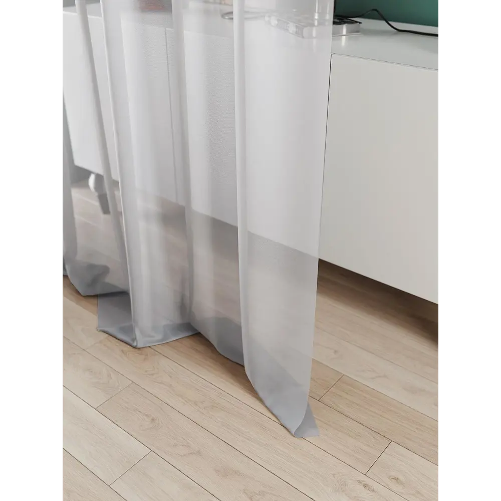 Фото 4 Тюль At home Базовая коллекция AT583061 на шторной ленте 240x150 см цвет белый Фото 4 Тюль At home Базовая коллекция AT583061 на шторной ленте 240x150 см цвет белый