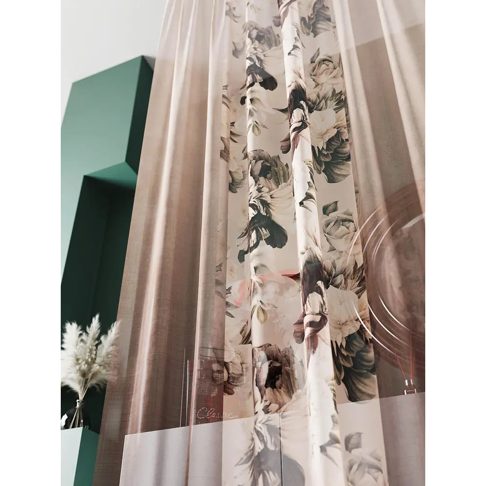 Фото 6 Тюль At home Базовая коллекция AT583064 на шторной ленте 240x150 см цвет бежевый Фото 6 Тюль At home Базовая коллекция AT583064 на шторной ленте 240x150 см цвет бежевый