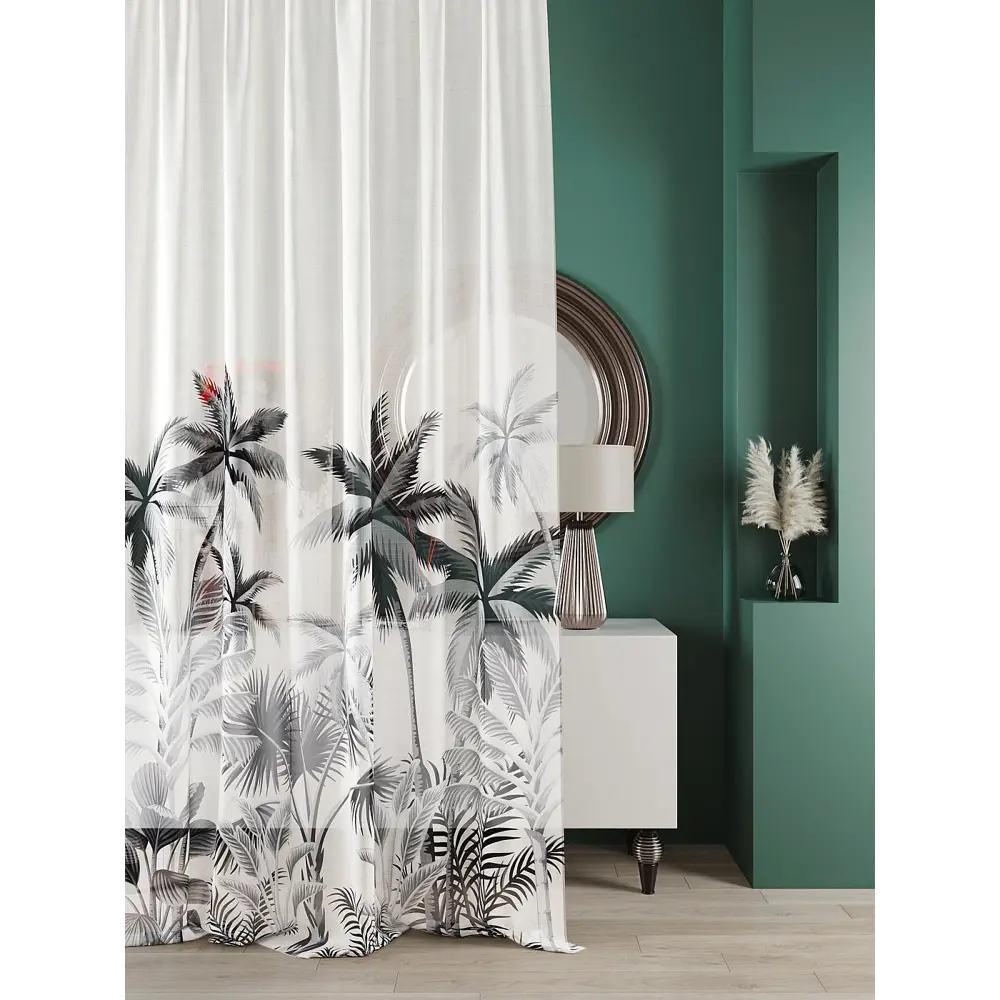 Фото 2 Тюль At home Базовая коллекция AT583001 на шторной ленте 240x150 см цвет бежевый Фото 2 Тюль At home Базовая коллекция AT583001 на шторной ленте 240x150 см цвет бежевый