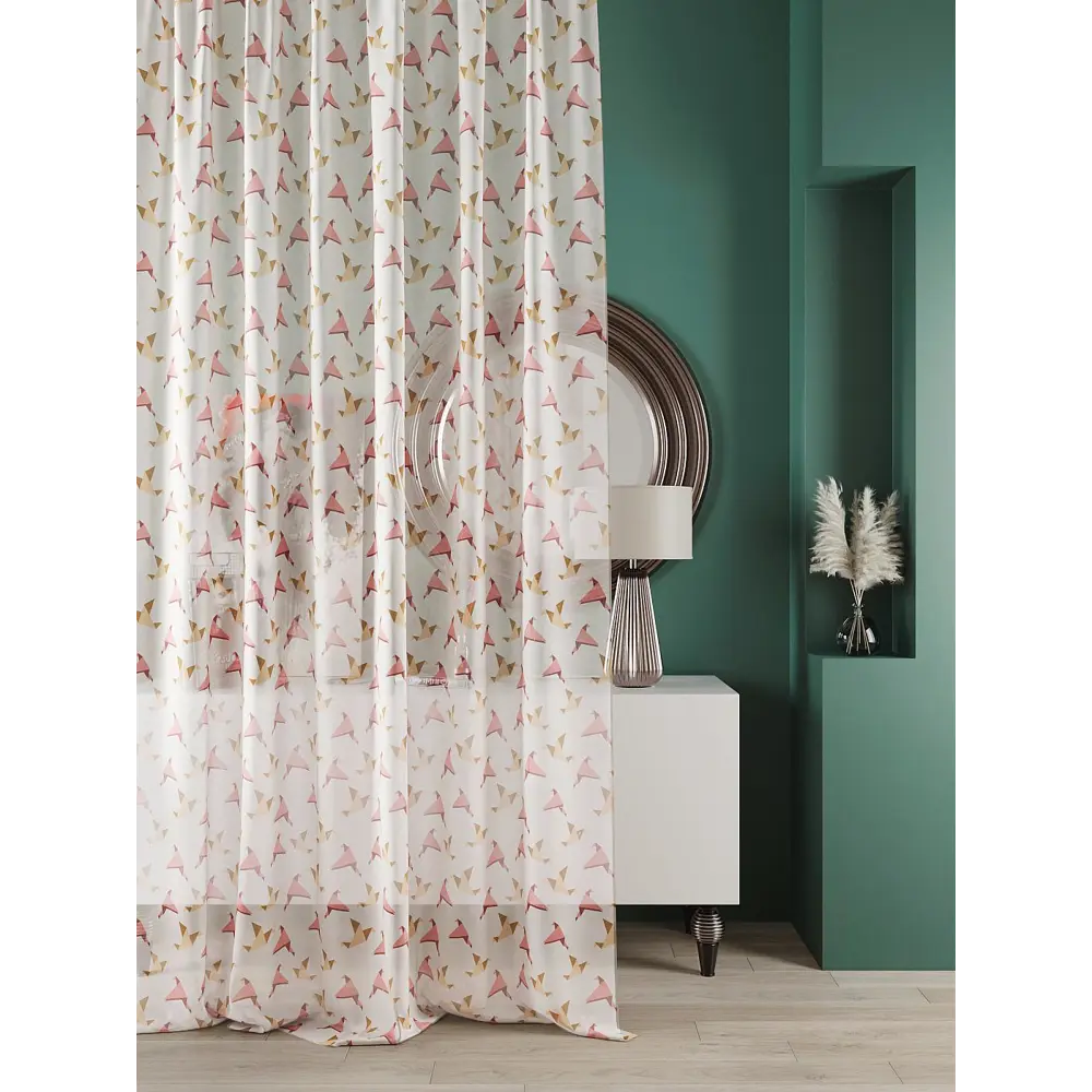 Фото 8 Тюль At home Базовая коллекция AT583009 на шторной ленте 240x150 см цвет бежевый Фото 8 Тюль At home Базовая коллекция AT583009 на шторной ленте 240x150 см цвет бежевый