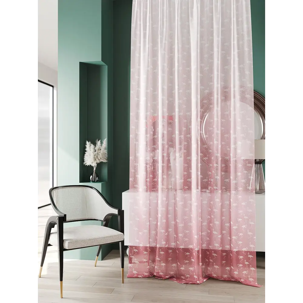 Фото 4 Тюль At home Базовая коллекция AT583010 на шторной ленте 240x150 см цвет бежевый Фото 4 Тюль At home Базовая коллекция AT583010 на шторной ленте 240x150 см цвет бежевый