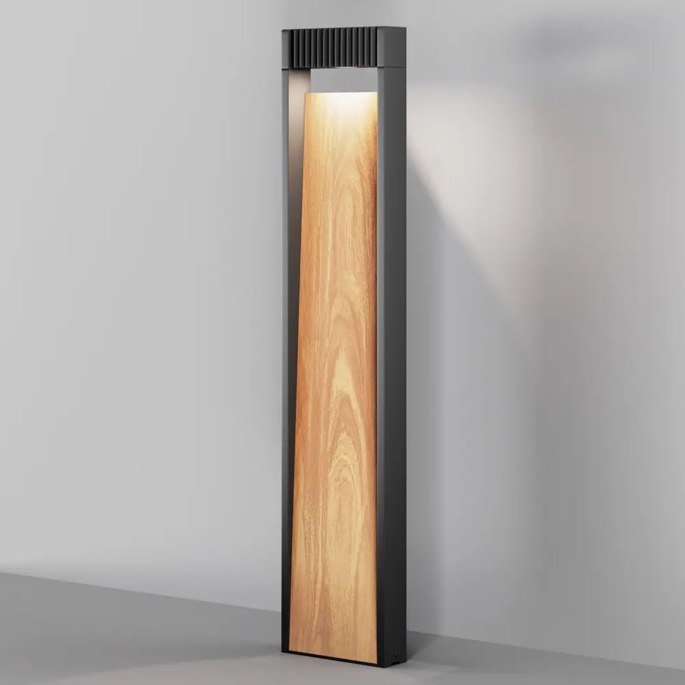 Фото 3 Светильник ландшафтный светодиодный Maytoni O444fl-l13gf3k2 80 см теплый белый (желтый) свет цвет основания серый