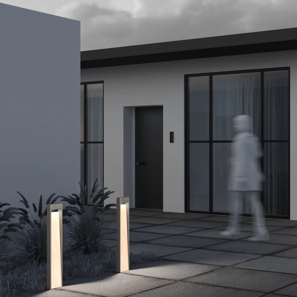 Фото 5 Светильник ландшафтный светодиодный Maytoni O444fl-l13gf3k2 80 см теплый белый (желтый) свет цвет основания серый