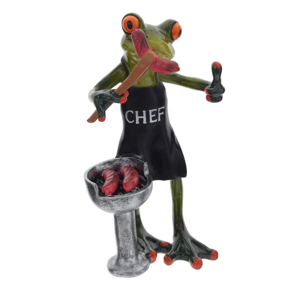 Фото 2 Фигурка декоративная Лягушка L9 W6 H16 см 756197