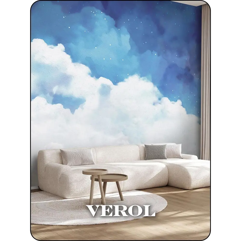 Фото 4 Фотообои флизелиновые 3D Verol Облака 300x283 см Фото 4 Фотообои флизелиновые 3D Verol Облака 300x283 см