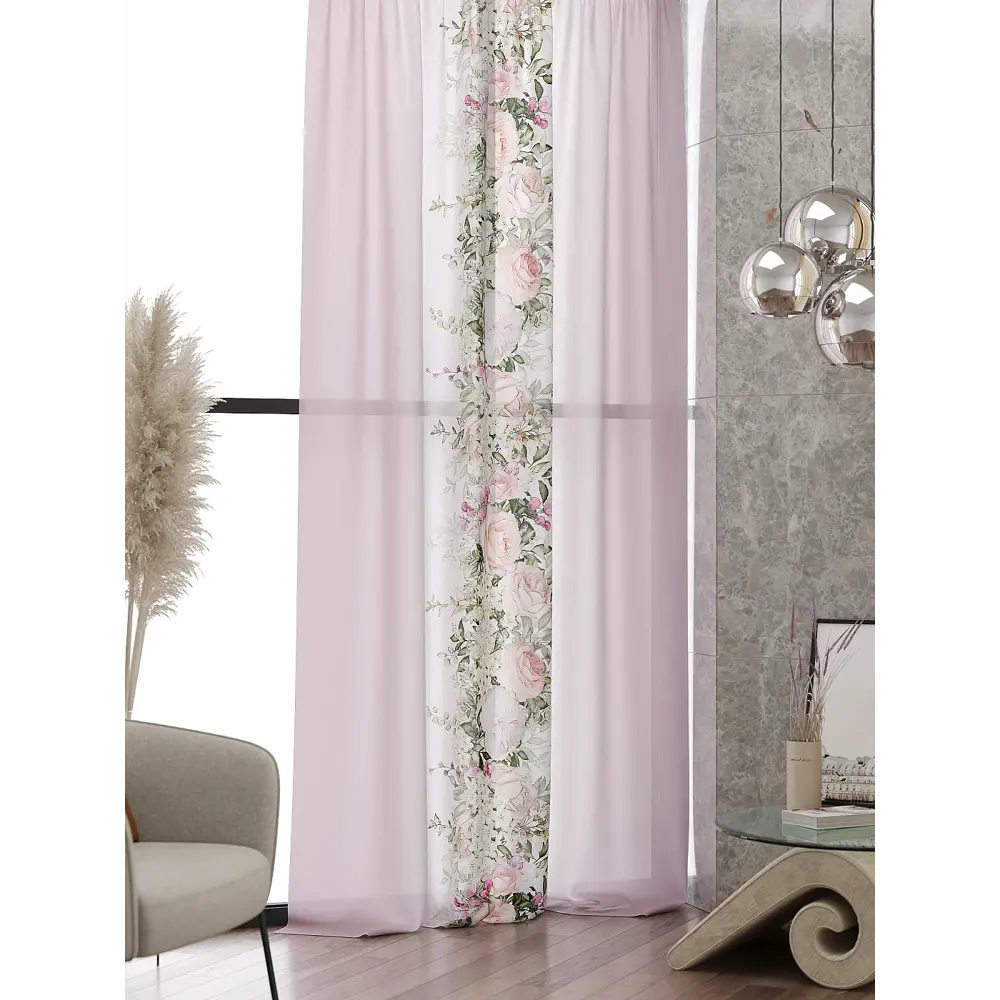 Фото 7 Тюль At home Базовая коллекция AT583206 на шторной ленте 240x150 см цвет бежевый Фото 7 Тюль At home Базовая коллекция AT583206 на шторной ленте 240x150 см цвет бежевый