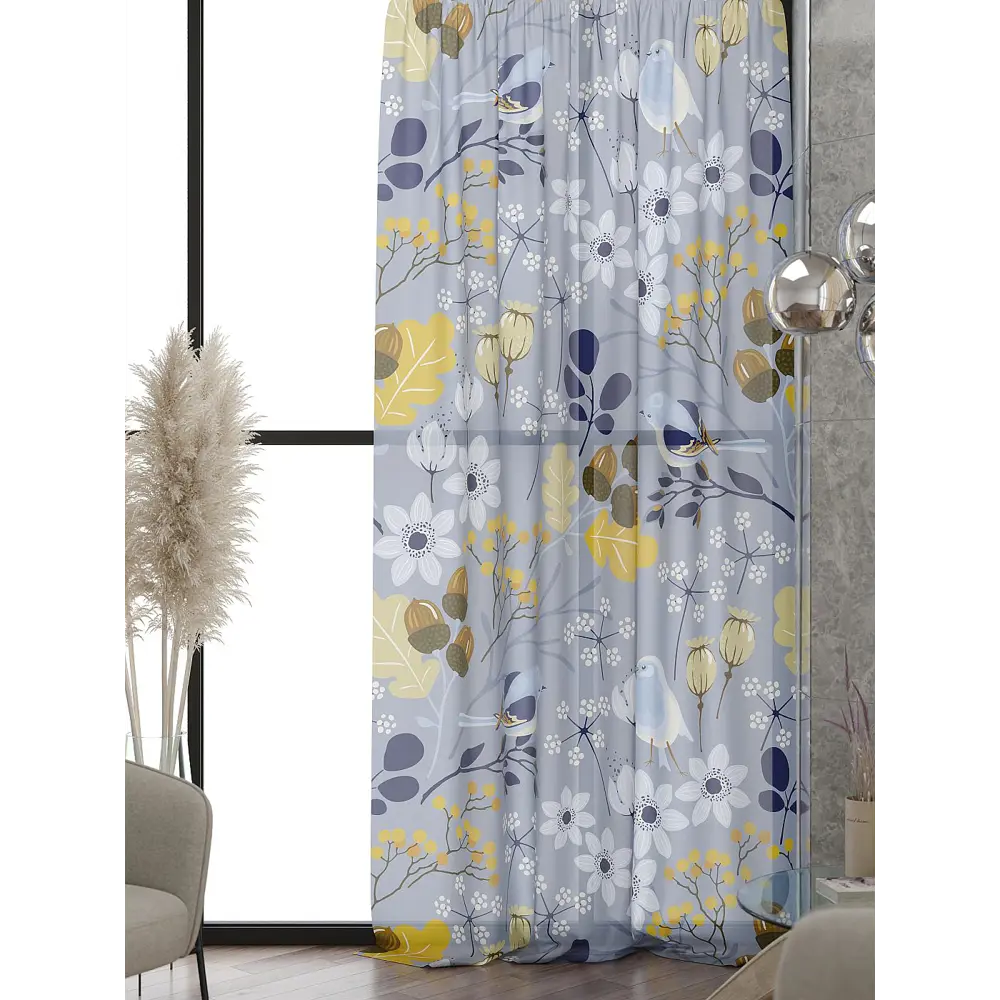 Фото 8 Тюль At home Базовая коллекция AT583200 на шторной ленте 240x150 см цвет коричневый Фото 8 Тюль At home Базовая коллекция AT583200 на шторной ленте 240x150 см цвет коричневый