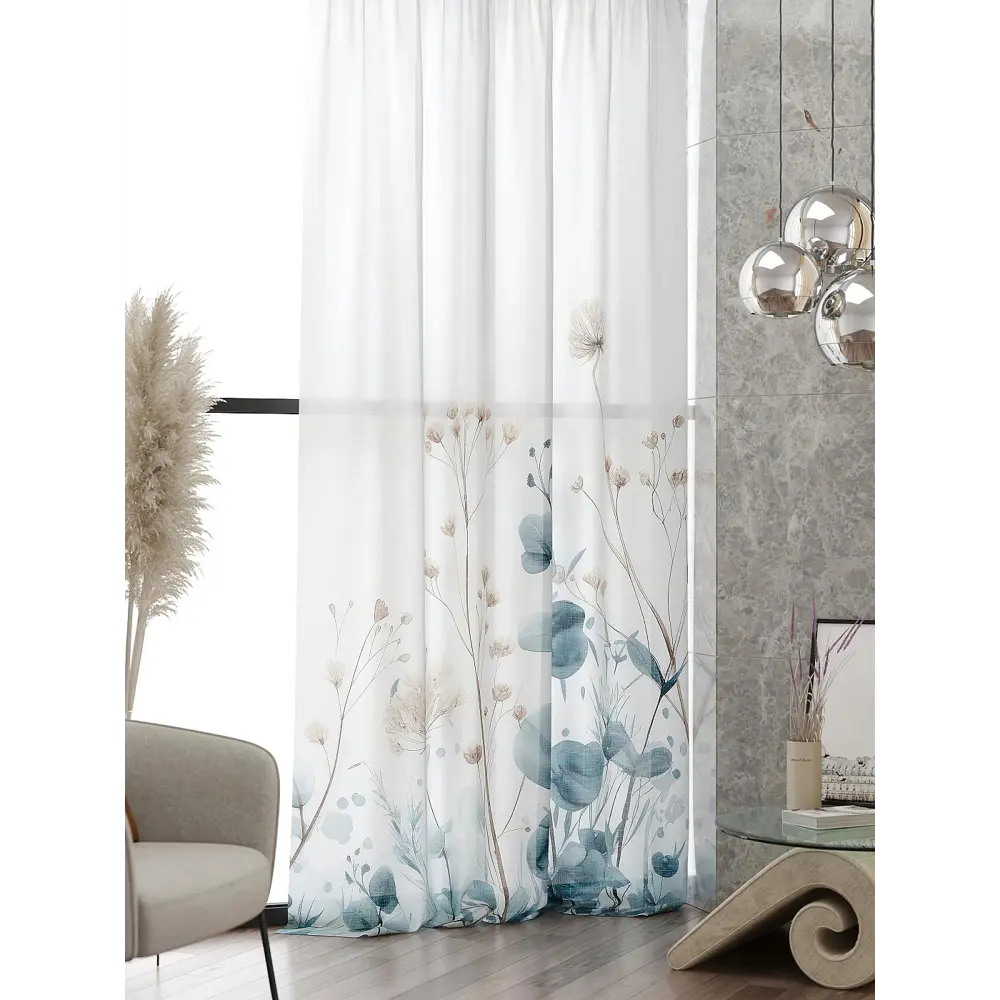 Фото 8 Тюль At home Базовая коллекция AT583153 на шторной ленте 240x150 см цвет бежевый Фото 8 Тюль At home Базовая коллекция AT583153 на шторной ленте 240x150 см цвет бежевый