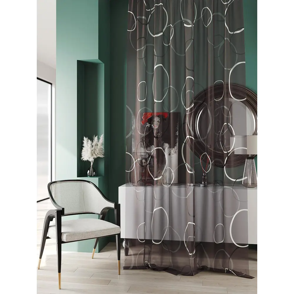 Фото 7 Тюль At home Базовая коллекция AT583054 на шторной ленте 240x150 см цвет бежевый Фото 7 Тюль At home Базовая коллекция AT583054 на шторной ленте 240x150 см цвет бежевый