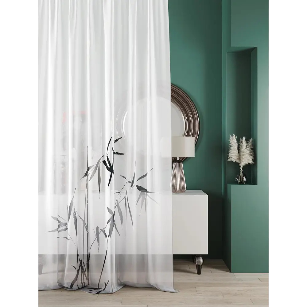 Фото 9 Тюль At home Базовая коллекция AT583057 на шторной ленте 240x150 см цвет белый Фото 9 Тюль At home Базовая коллекция AT583057 на шторной ленте 240x150 см цвет белый