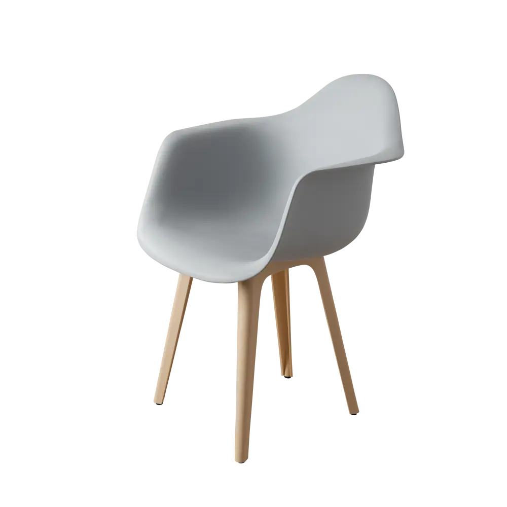 Фото 2 Стул/кресло Derstuhl 330 plast beige DSL045.402.2 43x82x58 см полипропилен цвет светло-серый Фото 2 Стул/кресло Derstuhl 330 plast beige DSL045.402.2 43x82x58 см полипропилен цвет светло-серый