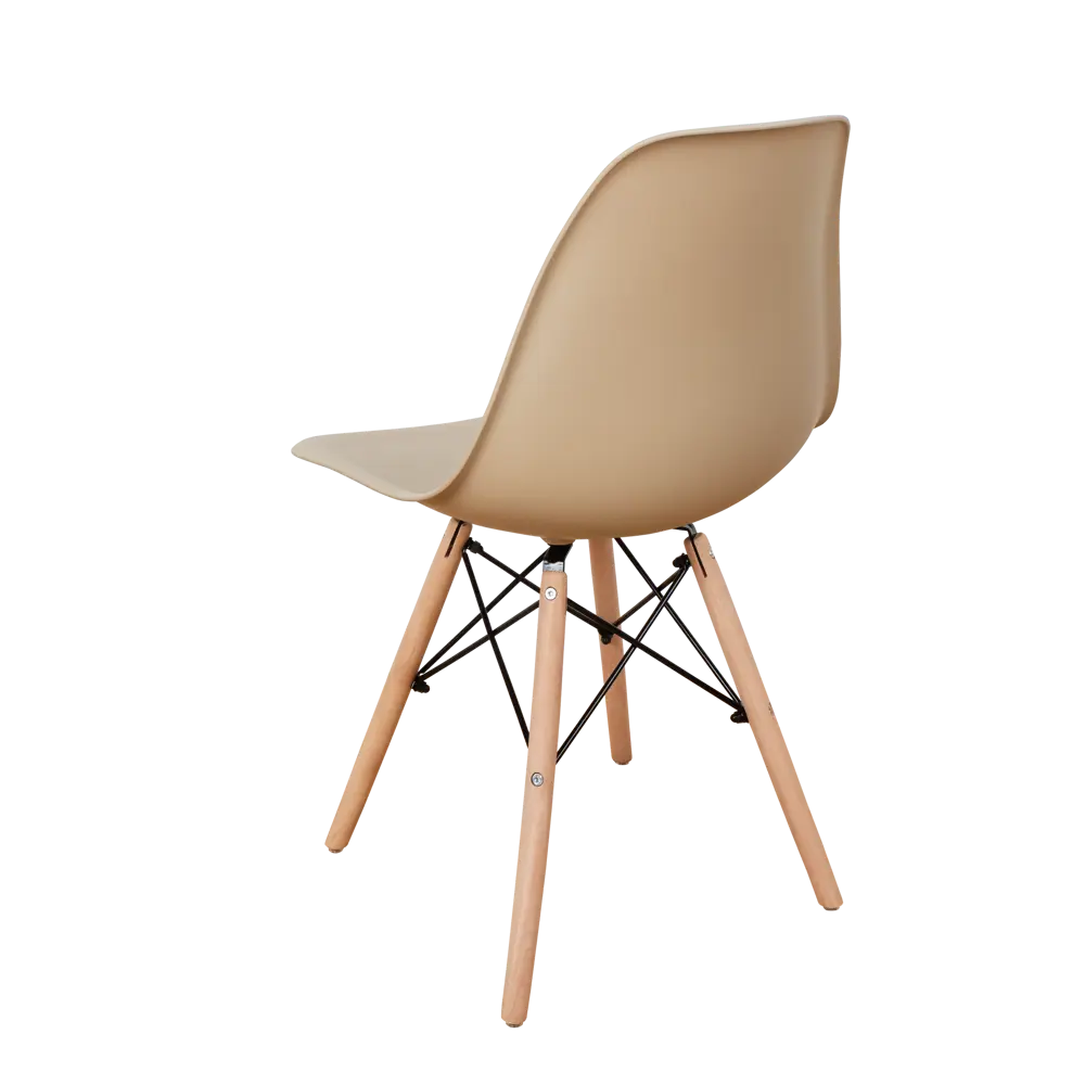 Фото 5 Комплект кухонных стульев 4 шт Derstuhl Wood 45x82x45 см полипропилен цвет темно-бежевый Фото 5 Комплект кухонных стульев 4 шт Derstuhl Wood 45x82x45 см полипропилен цвет темно-бежевый