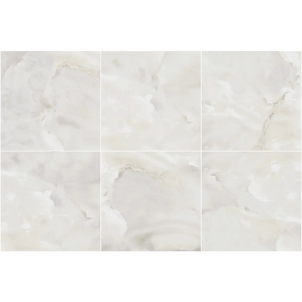 Фото 4 Глазурованный керамогранит Arcadia Ceramica Onice Pearl Glossy 60x60 см 1.44 м² глянцевый цвет перламутровый Фото 4 Глазурованный керамогранит Arcadia Ceramica Onice Pearl Glossy 60x60 см 1.44 м² глянцевый цвет перламутровый