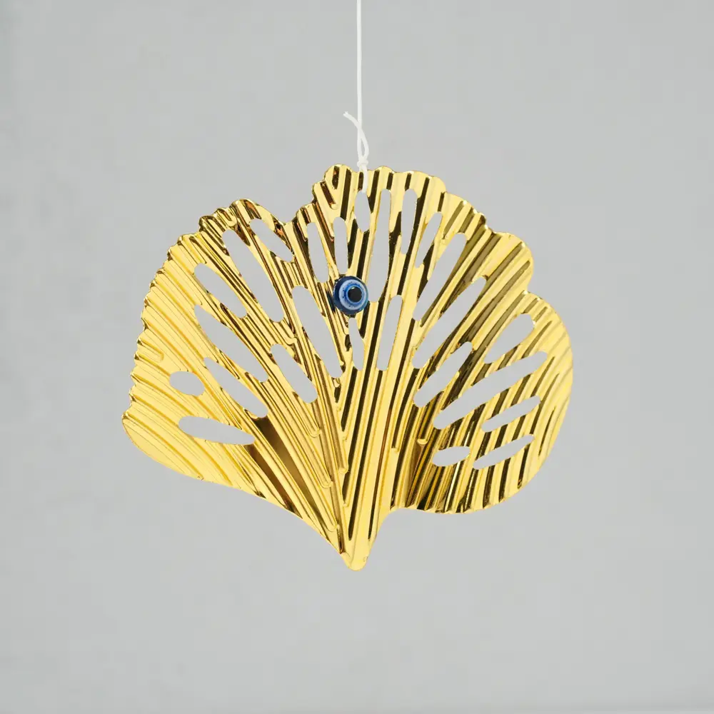 Фото 2 Музыка ветра от сглаза металл Лист Назар 4 трубки и 3 колокольчика 25х235х67 см 10662426