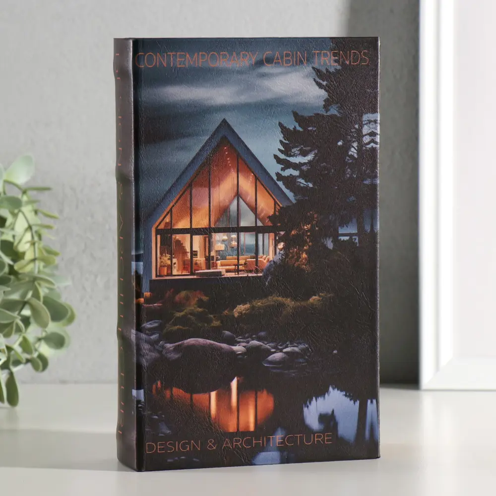 Фото 5 Сейф-книга дерево кожзам Дизайн и архитектура коттеджей 21х13х5 см 10325788 Фото 5 Сейф-книга дерево кожзам Дизайн и архитектура коттеджей 21х13х5 см 10325788