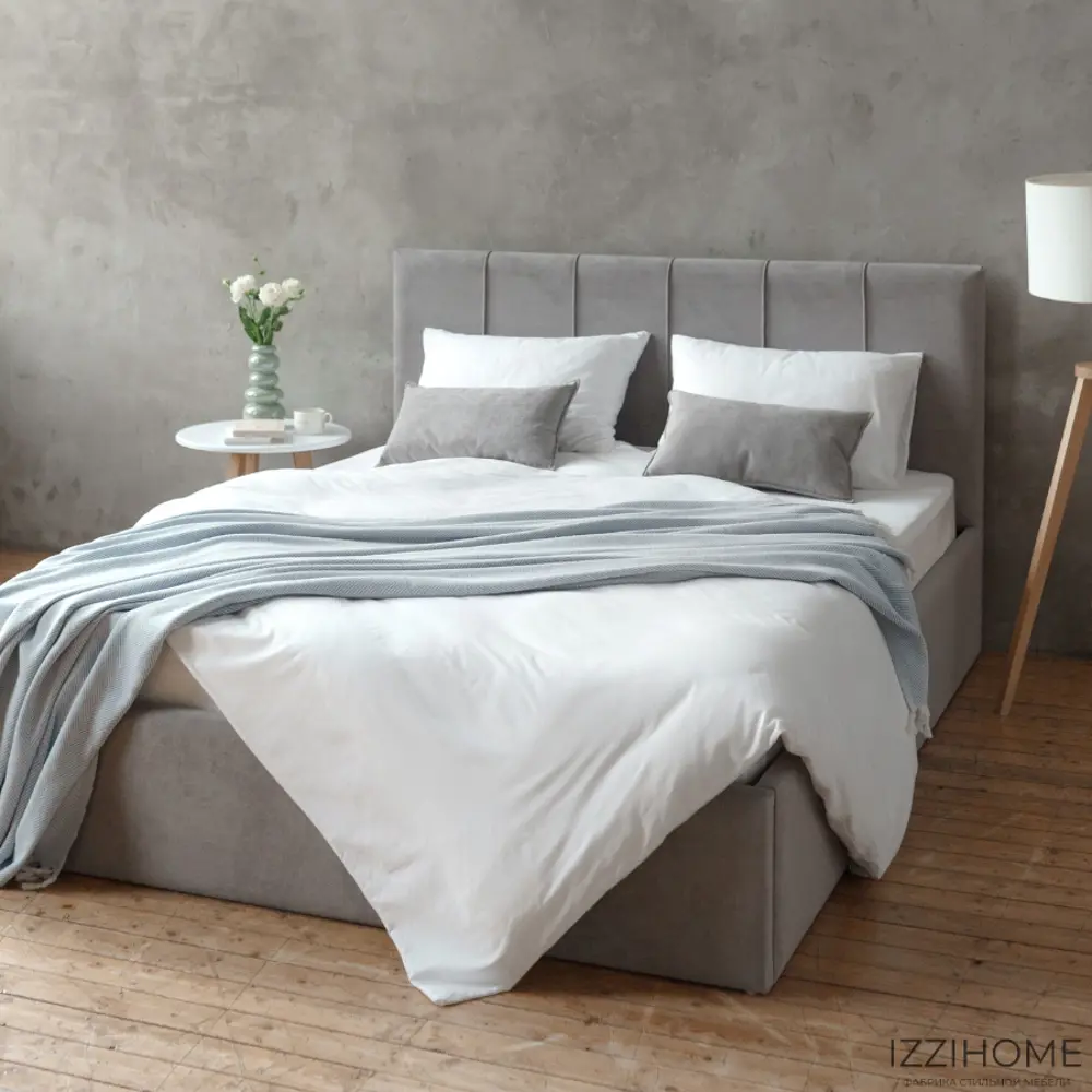 Фото 5 Кровать Izzihome Seven 169x100x212 см дсп цвет серый Фото 5 Кровать Izzihome Seven 169x100x212 см дсп цвет серый