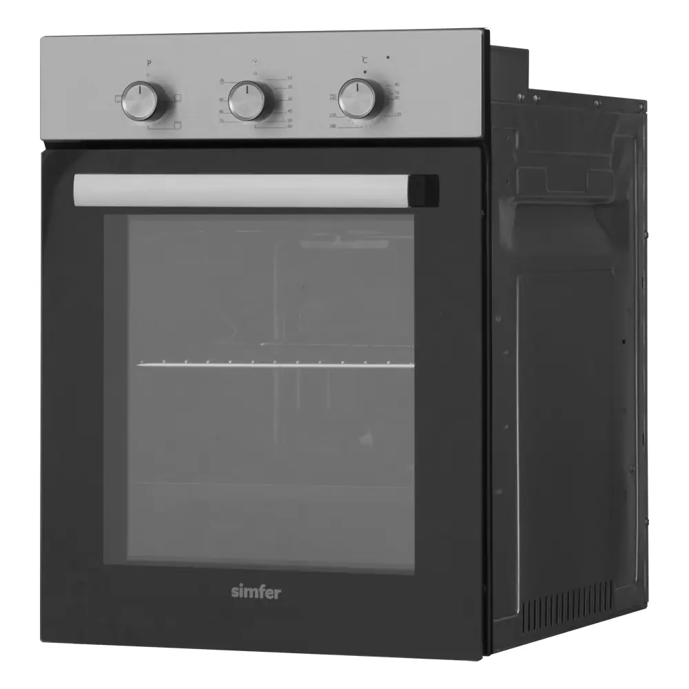 Фото 4 Встраиваемый духовой шкаф Simfer B4EM14011 45х59.5х56.5 см цвет серебристый Фото 4 Встраиваемый духовой шкаф Simfer B4EM14011 45х59.5х56.5 см цвет серебристый