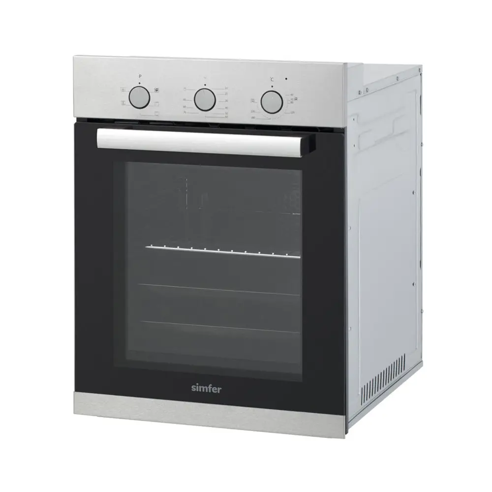 Фото 3 Встраиваемый духовой шкаф Simfer B4EM16011 45х59.5х56.5 см цвет серебристый Фото 3 Встраиваемый духовой шкаф Simfer B4EM16011 45х59.5х56.5 см цвет серебристый