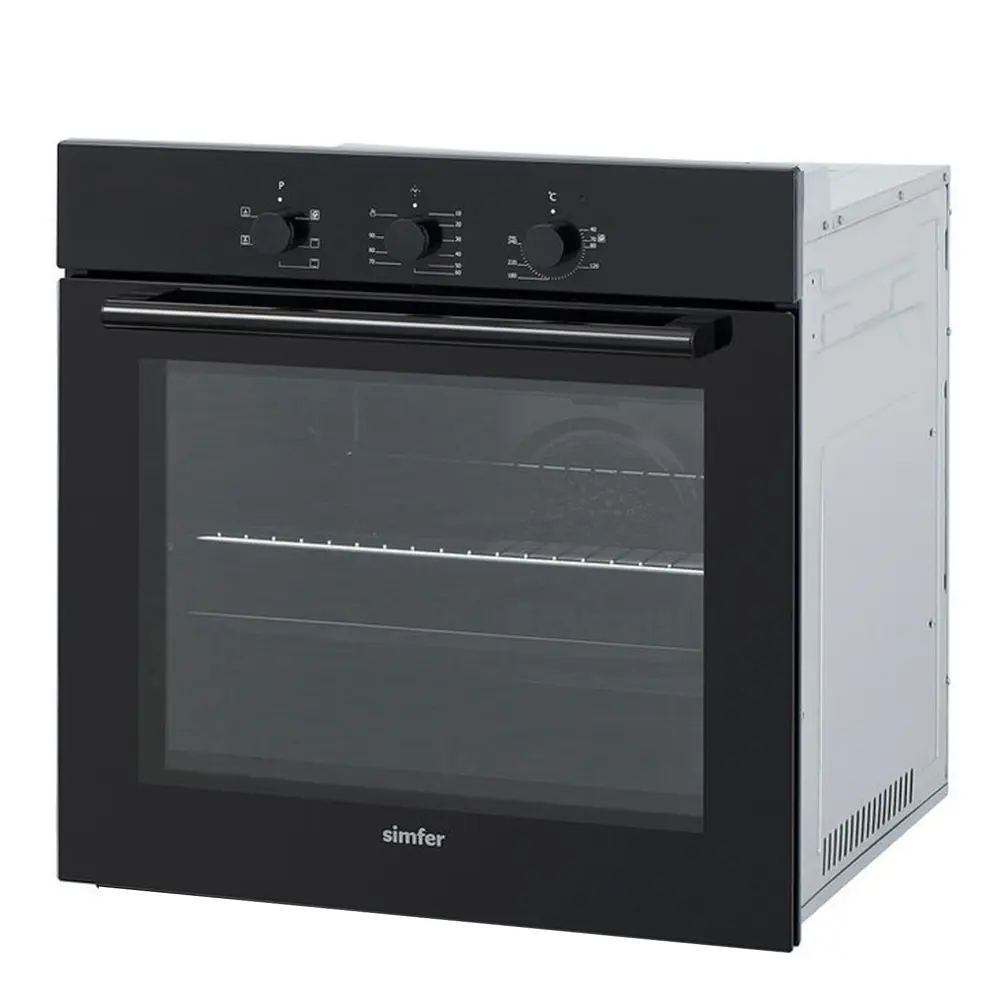 Фото 4 Встраиваемый духовой шкаф Simfer B6EB16013 59.5х59.5х56.5 см цвет черный Фото 4 Встраиваемый духовой шкаф Simfer B6EB16013 59.5х59.5х56.5 см цвет черный