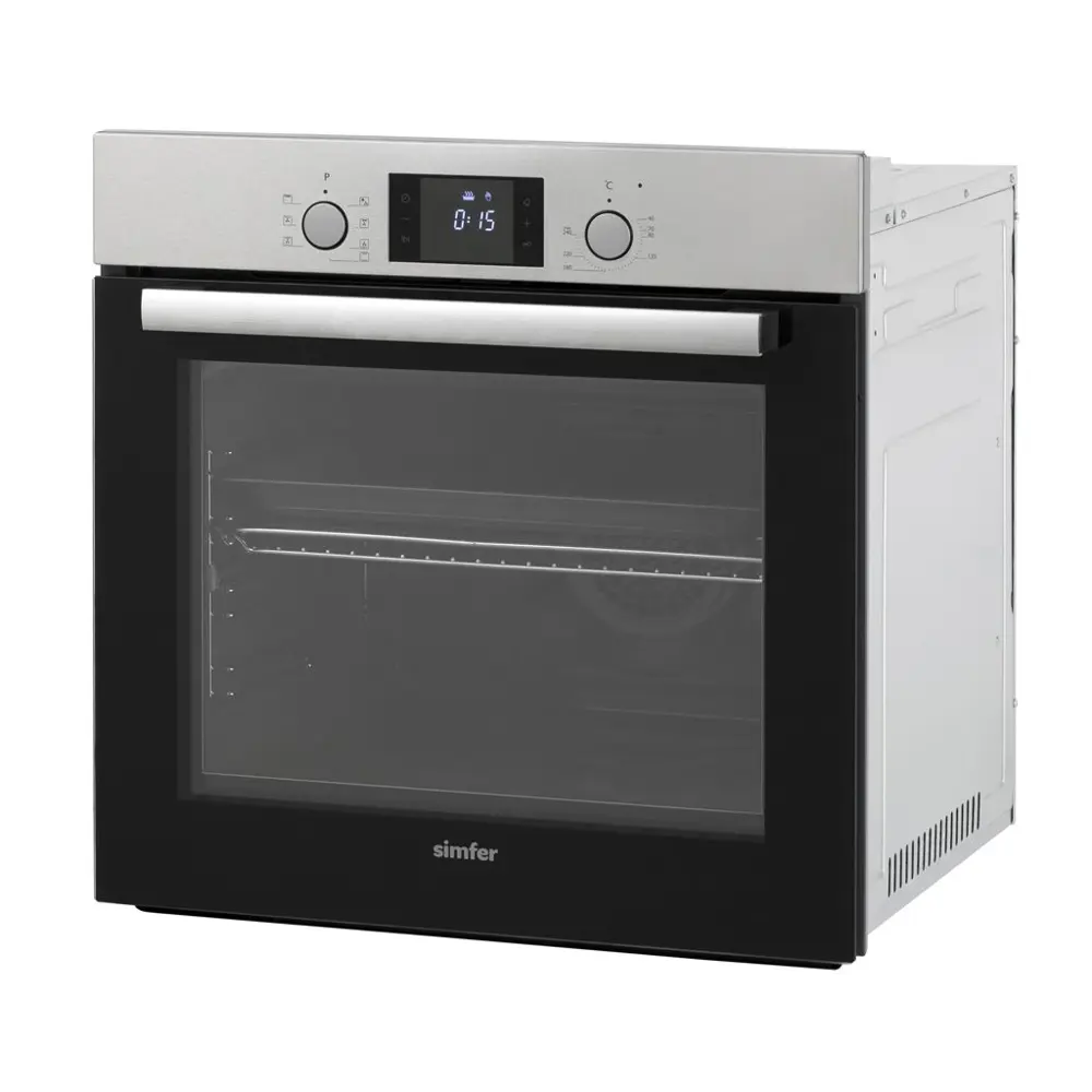 Фото 3 Встраиваемый духовой шкаф Simfer B6EM68011 59.5х59.5х56.5 см цвет серебристый Фото 3 Встраиваемый духовой шкаф Simfer B6EM68011 59.5х59.5х56.5 см цвет серебристый