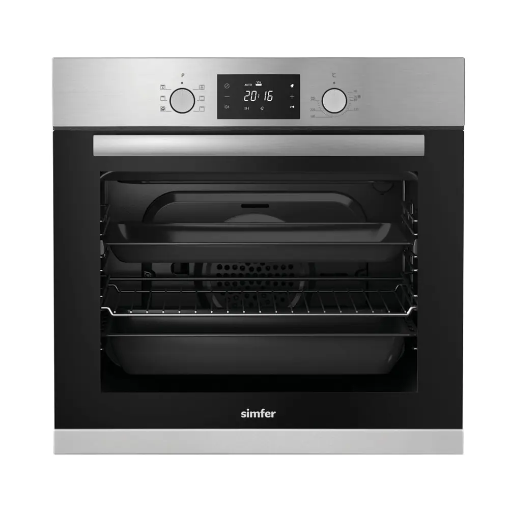 Фото 5 Встраиваемый духовой шкаф Simfer B6EM68011 59.5х59.5х56.5 см цвет серебристый Фото 5 Встраиваемый духовой шкаф Simfer B6EM68011 59.5х59.5х56.5 см цвет серебристый