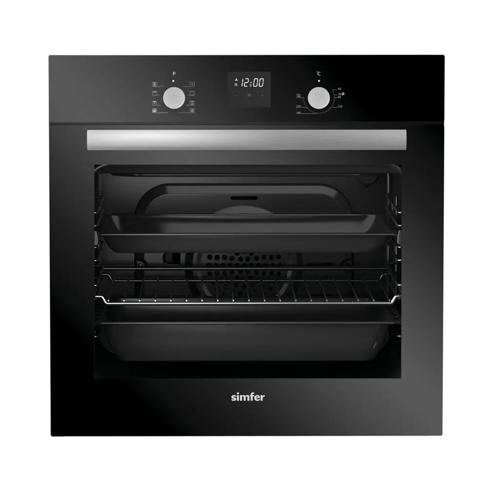Фото 4 Встраиваемый духовой шкаф Simfer B6ES58011 59.5х59.5х56.5 см цвет черный Фото 4 Встраиваемый духовой шкаф Simfer B6ES58011 59.5х59.5х56.5 см цвет черный