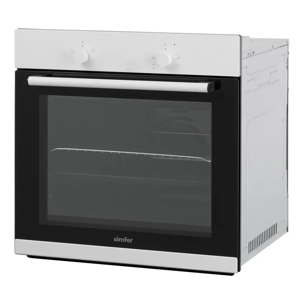 Фото 3 Встраиваемый духовой шкаф Simfer B6EW04000 59.5х59.5х56.5 см цвет белый Фото 3 Встраиваемый духовой шкаф Simfer B6EW04000 59.5х59.5х56.5 см цвет белый
