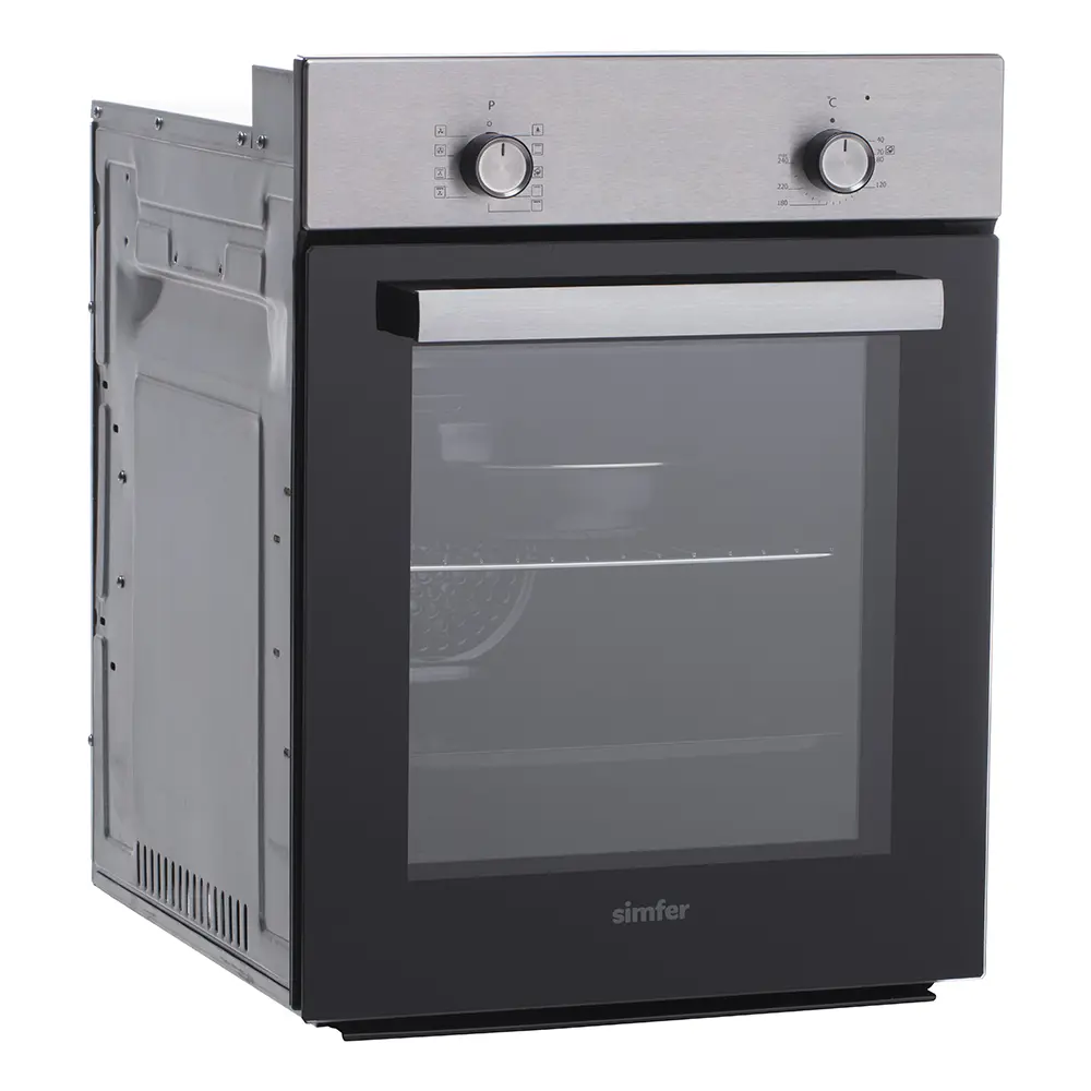 Фото 8 Встраиваемый духовой шкаф Simfer B4EM19070TB 45х59.5х56.5 см цвет серебристый Фото 8 Встраиваемый духовой шкаф Simfer B4EM19070TB 45х59.5х56.5 см цвет серебристый