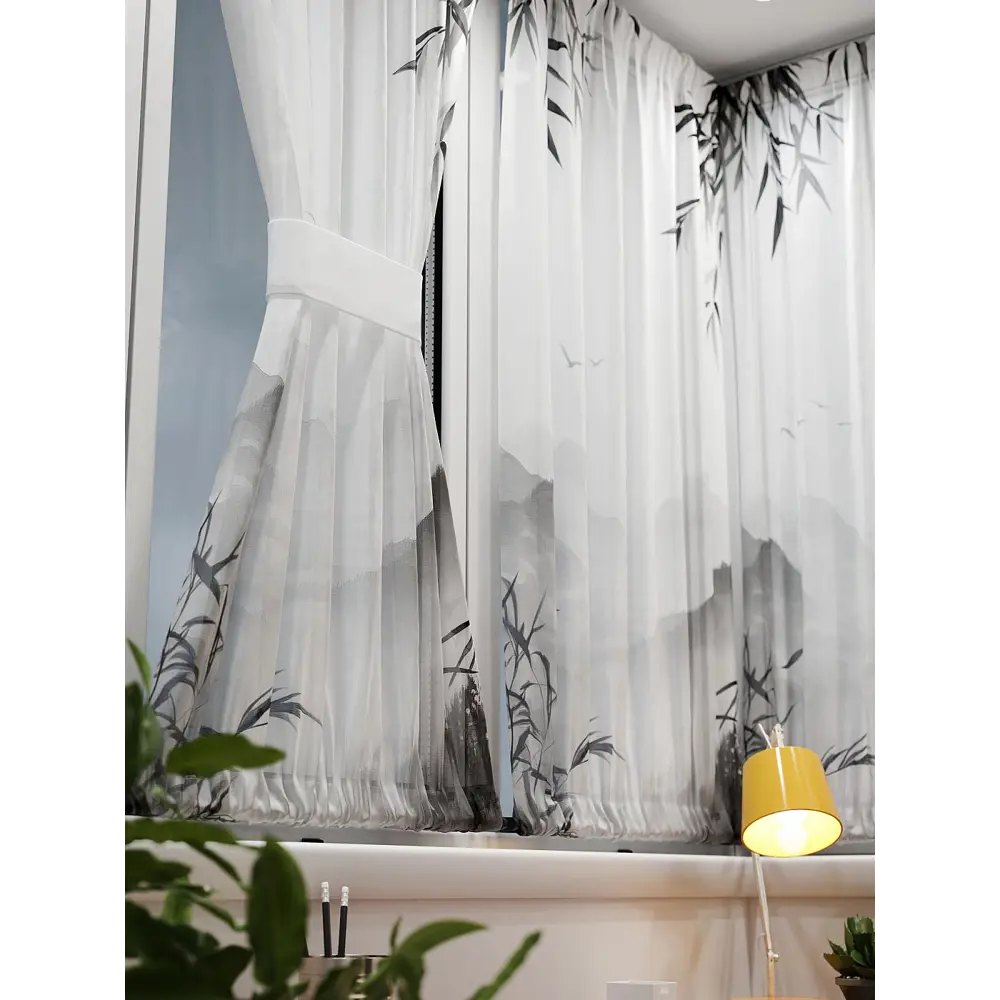 Фото 6 Тюль At home Базовая коллекция AT764092 на шторной ленте 140x100 см цвет белый Фото 6 Тюль At home Базовая коллекция AT764092 на шторной ленте 140x100 см цвет белый