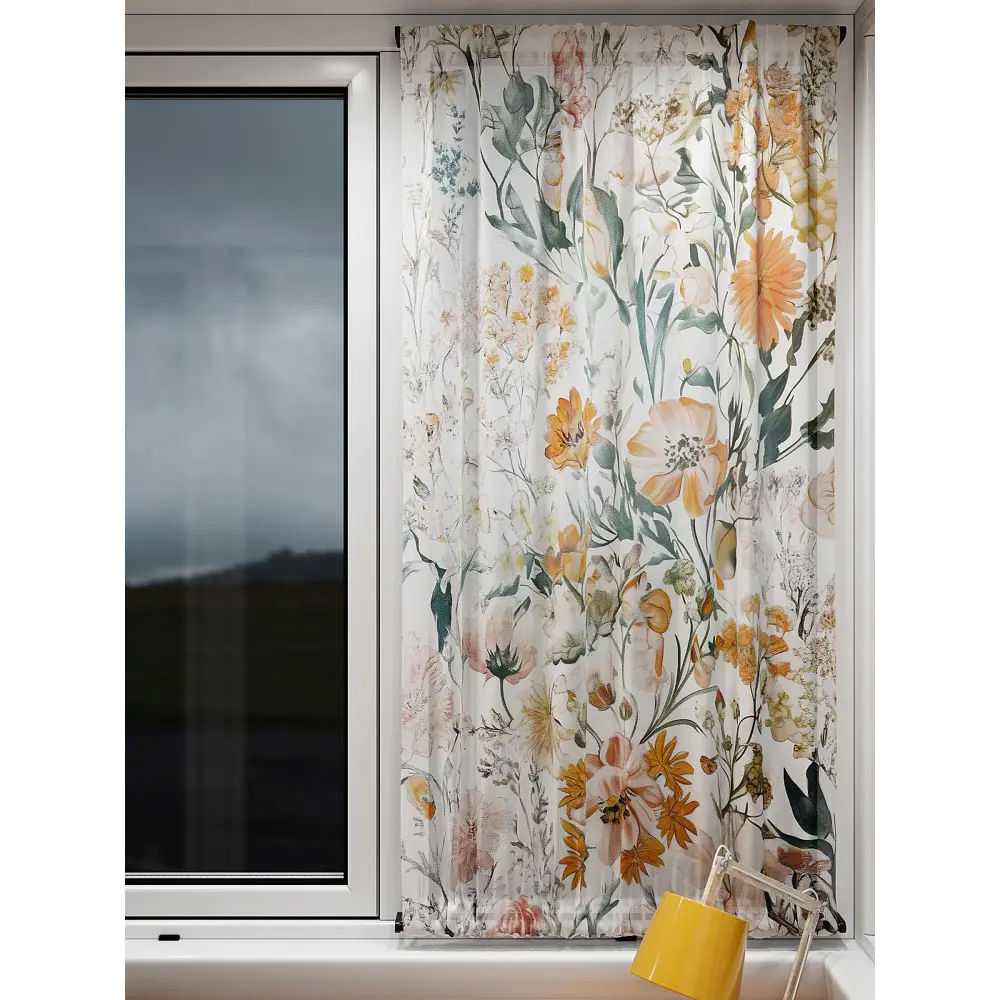 Фото 5 Тюль At home Базовая коллекция AT764094 на шторной ленте 140x100 см цвет бежевый Фото 5 Тюль At home Базовая коллекция AT764094 на шторной ленте 140x100 см цвет бежевый