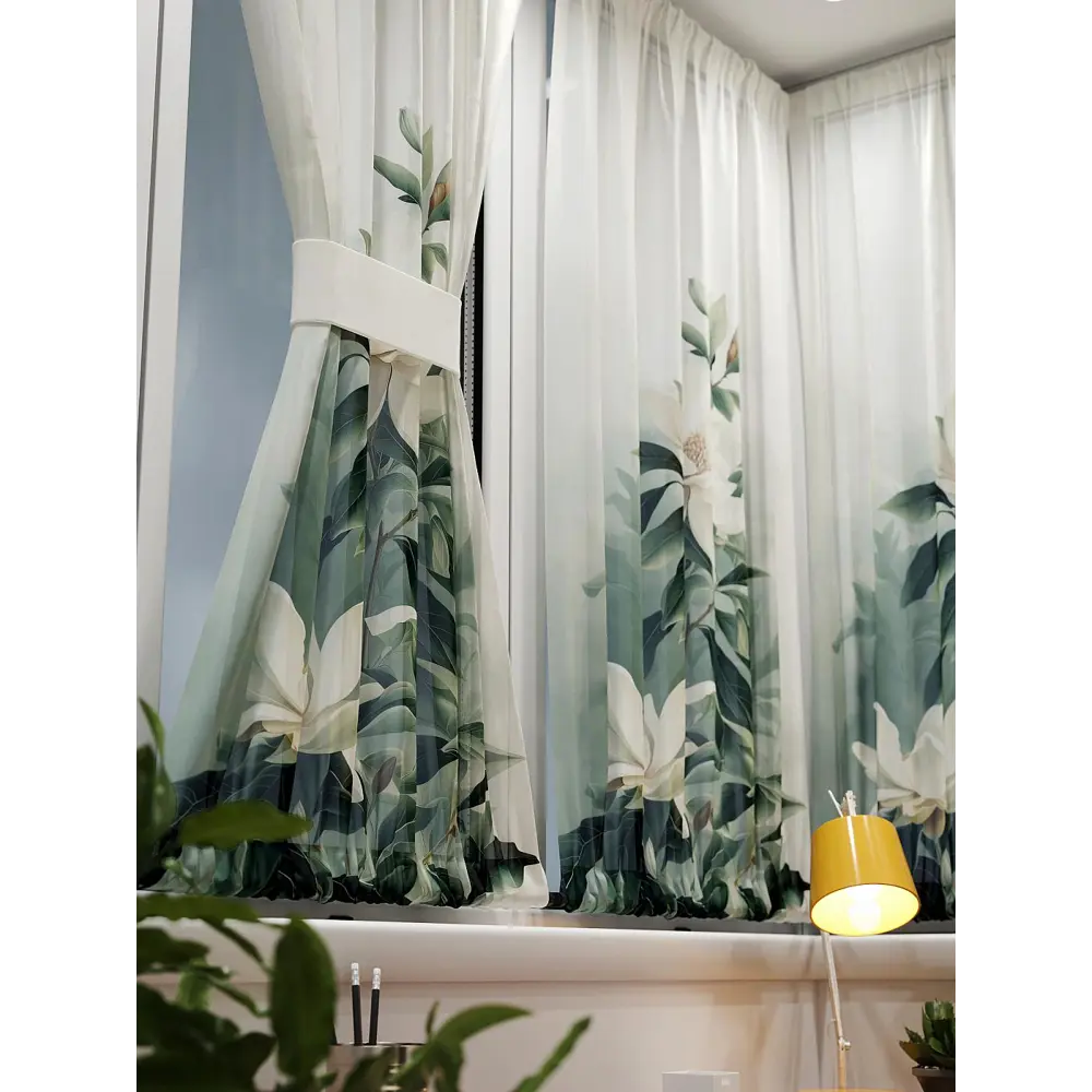 Фото 6 Тюль At home Базовая коллекция AT764029 на шторной ленте 140x100 см цвет бежевый Фото 6 Тюль At home Базовая коллекция AT764029 на шторной ленте 140x100 см цвет бежевый